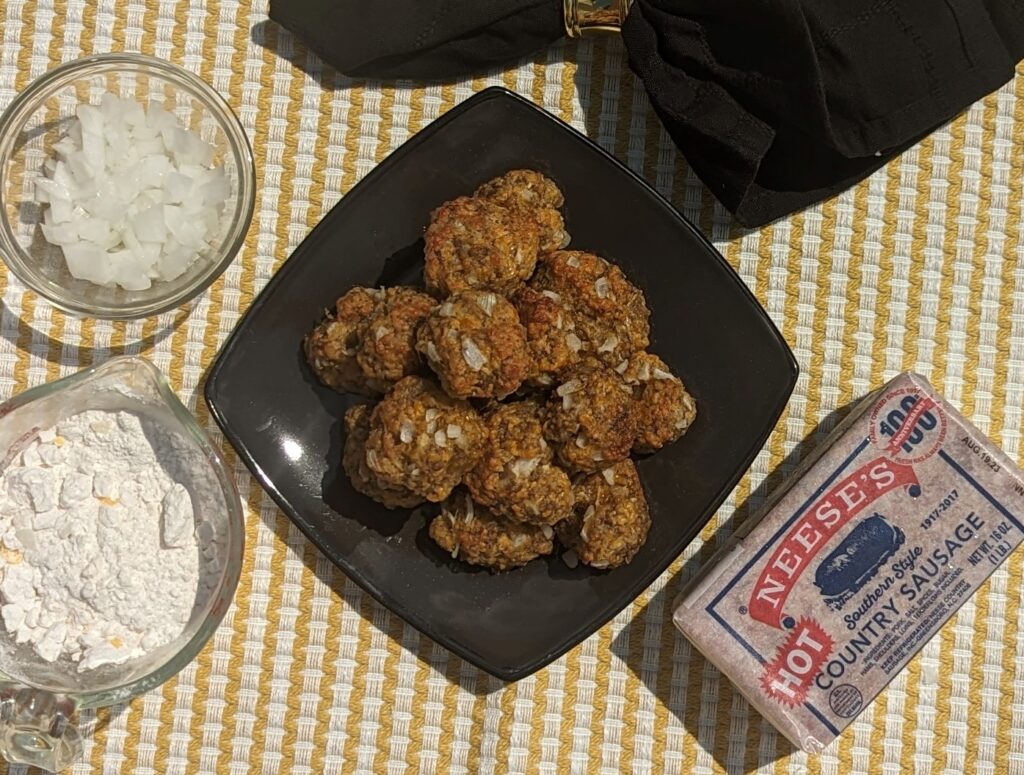 Garlic and Onion Sausage Ball